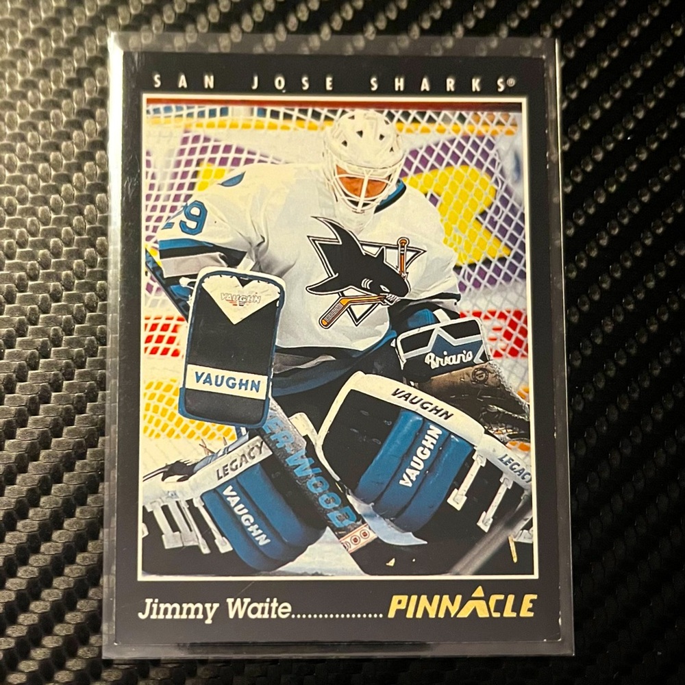 JIMMY WAITE 1994 SCORE PINNACLE #371 SAN JOSE SHARKS NHL TRADING CARD VINTAGE